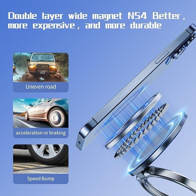 “Instant Vacuum Phone Holder for Car & Desk – Strong Lock, No Falling”